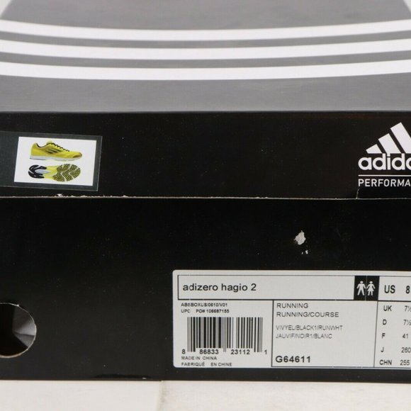 NOS Vintage Adidas Adizero Hagio 2 Racing Flats Running Shoes Sneakers main image 6